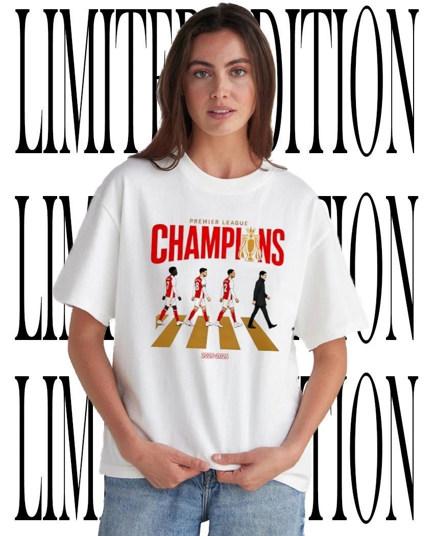 Arsenal Premier League Champions 2025-2026 Abbey Road shirt