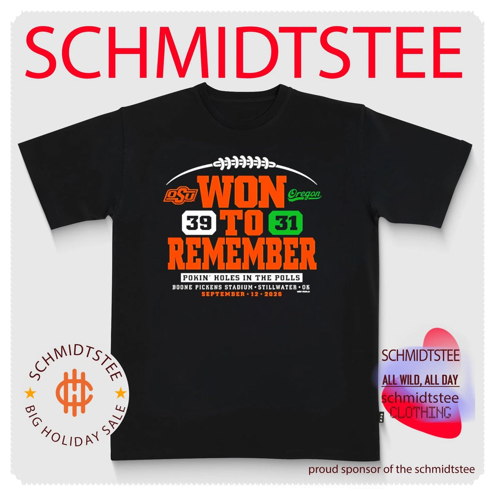 Oklahoma State Cowboys Won To Remember Beat Oregon 2026 score shirt