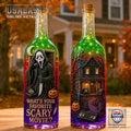Ghostface Halloween Decor Bottle Lamp