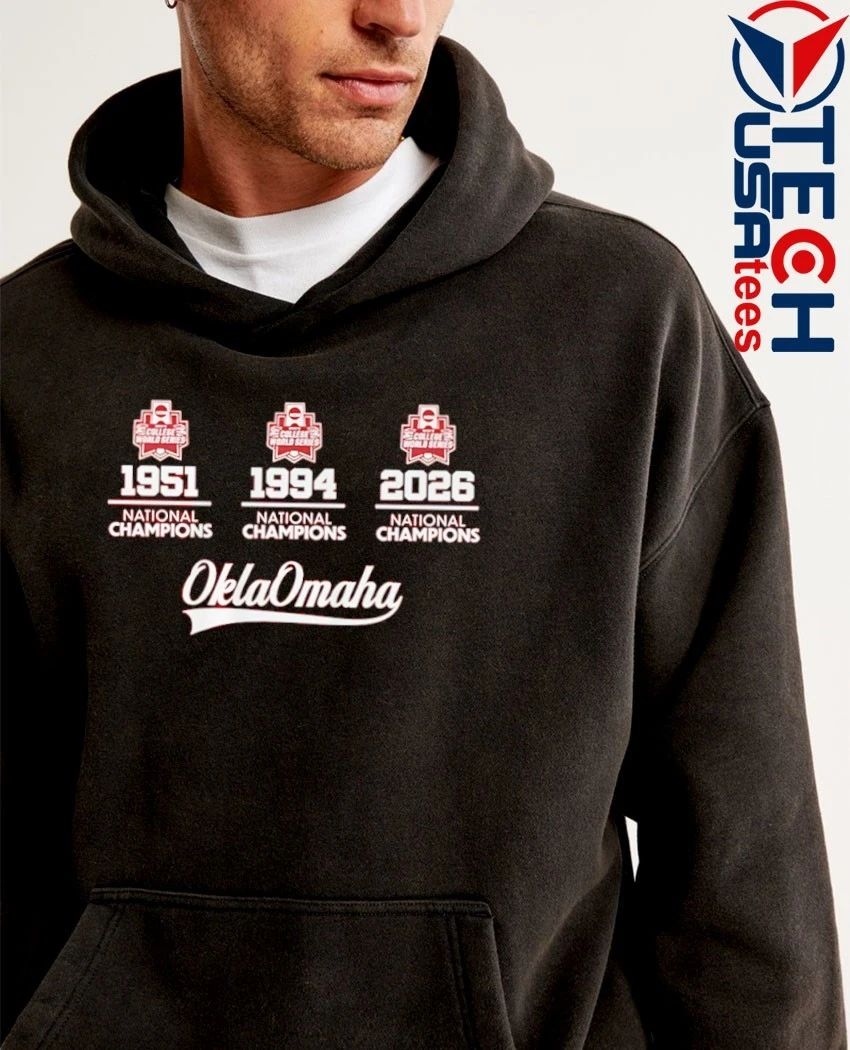 Oklahoma Sooners Baseball 3-Time National Champions banners shirt