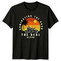 Dominating The Road The Real Mens T-Shirt Sportbike Sunset