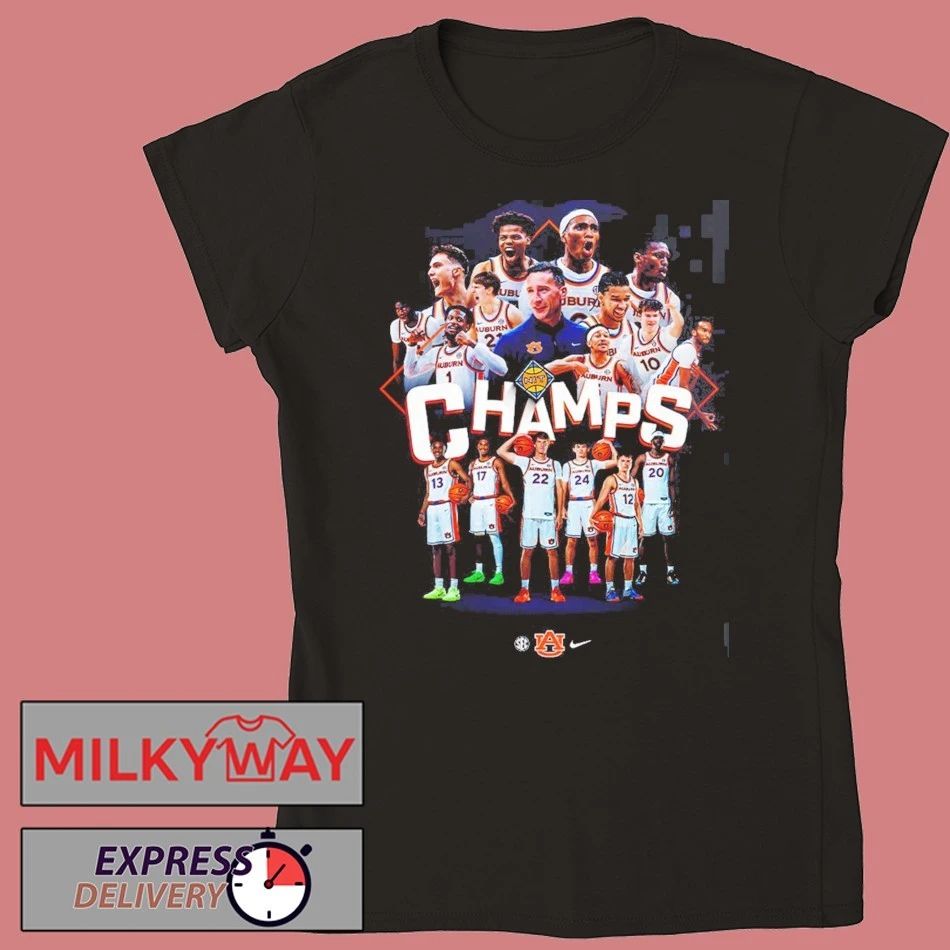 Auburn Tigers Men’s Basketball 2026 NIT Champions Team Members T-Shirt