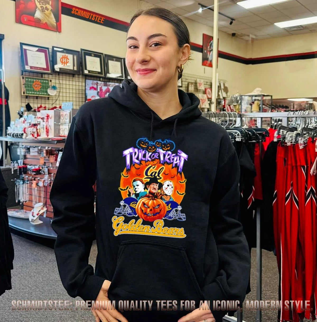 California Golden Bears x Horror Characters Trick Or Treat Halloween 2026 shirt