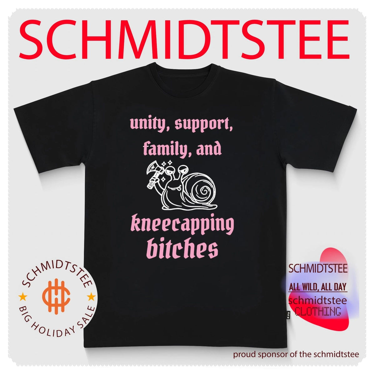 Unity Support Family And Kneecapping Bitches shirt