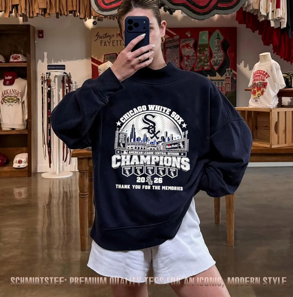 Chicago White Sox 2026 AL Central Division Champions Thank You For The Memories Shirt