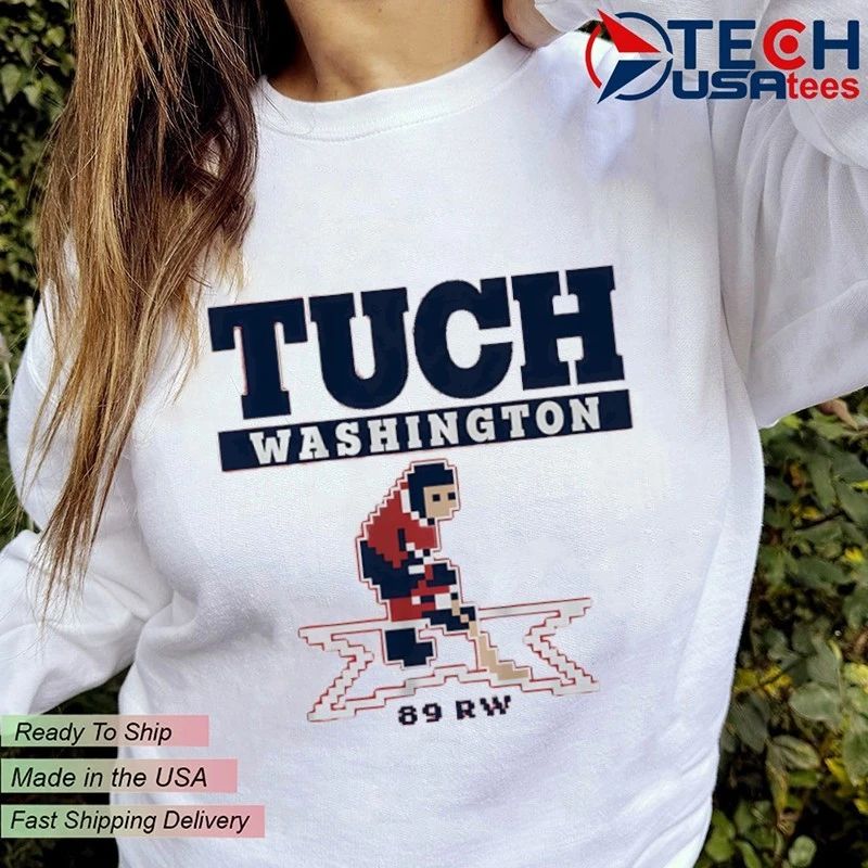 Alex Tuch Washington Capitals Hockey 89RW pixel shirt
