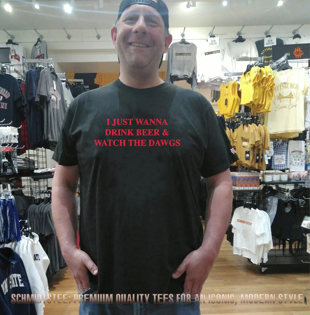 Georgia Bulldogs I Just Wanna Drink Beer and Watch The Dawgs Athens shirt