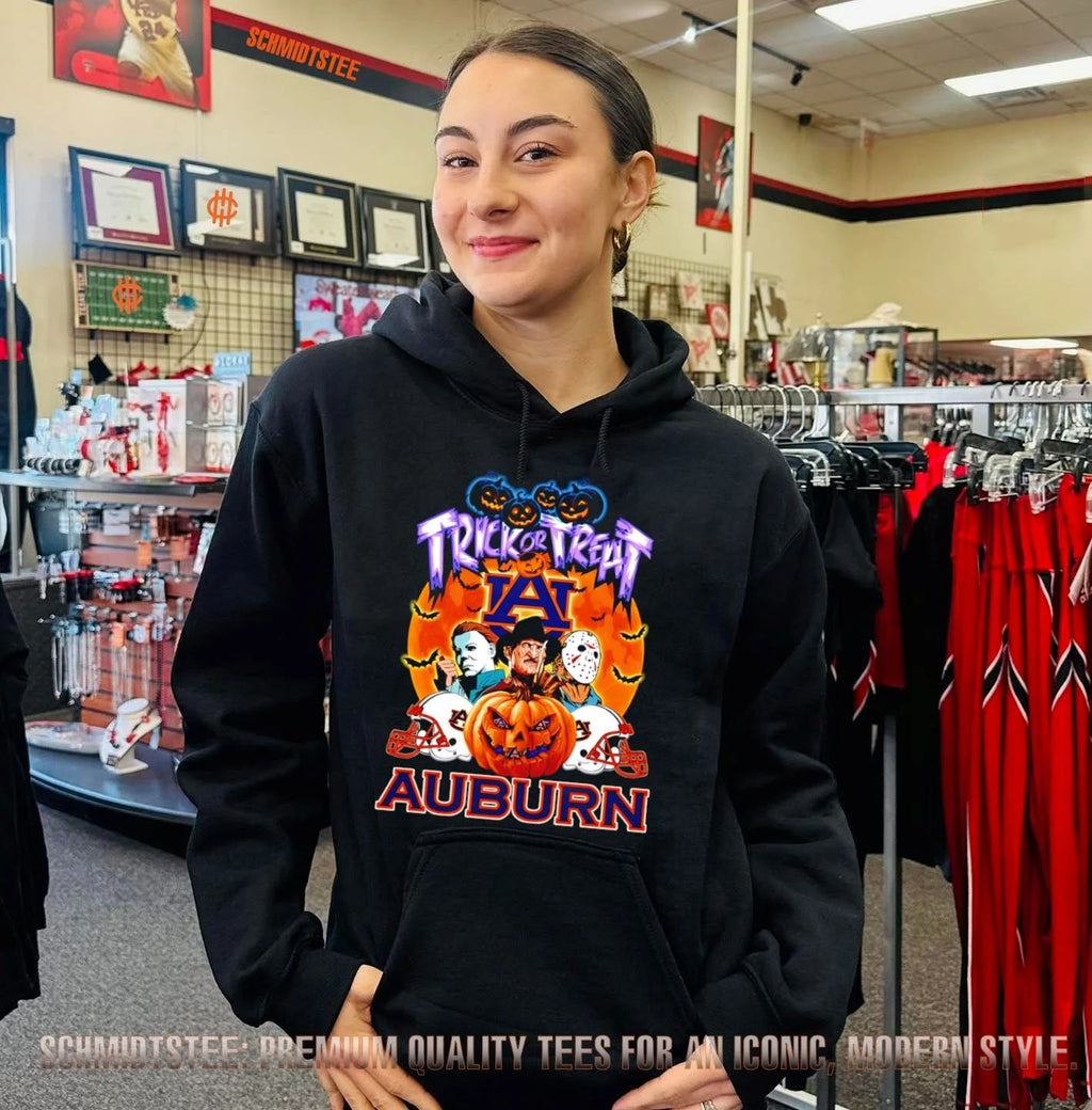 Auburn Tigers x Horror Characters Trick Or Treat Halloween 2026 shirt