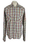 GANT Green Long Sleeve Shirt size L Mens Checked Outerwear Outdoors Menswear