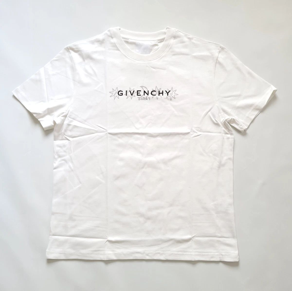 Givenchy Tarot Print  Authentic Two Side Men's White T-Shirt Size XL