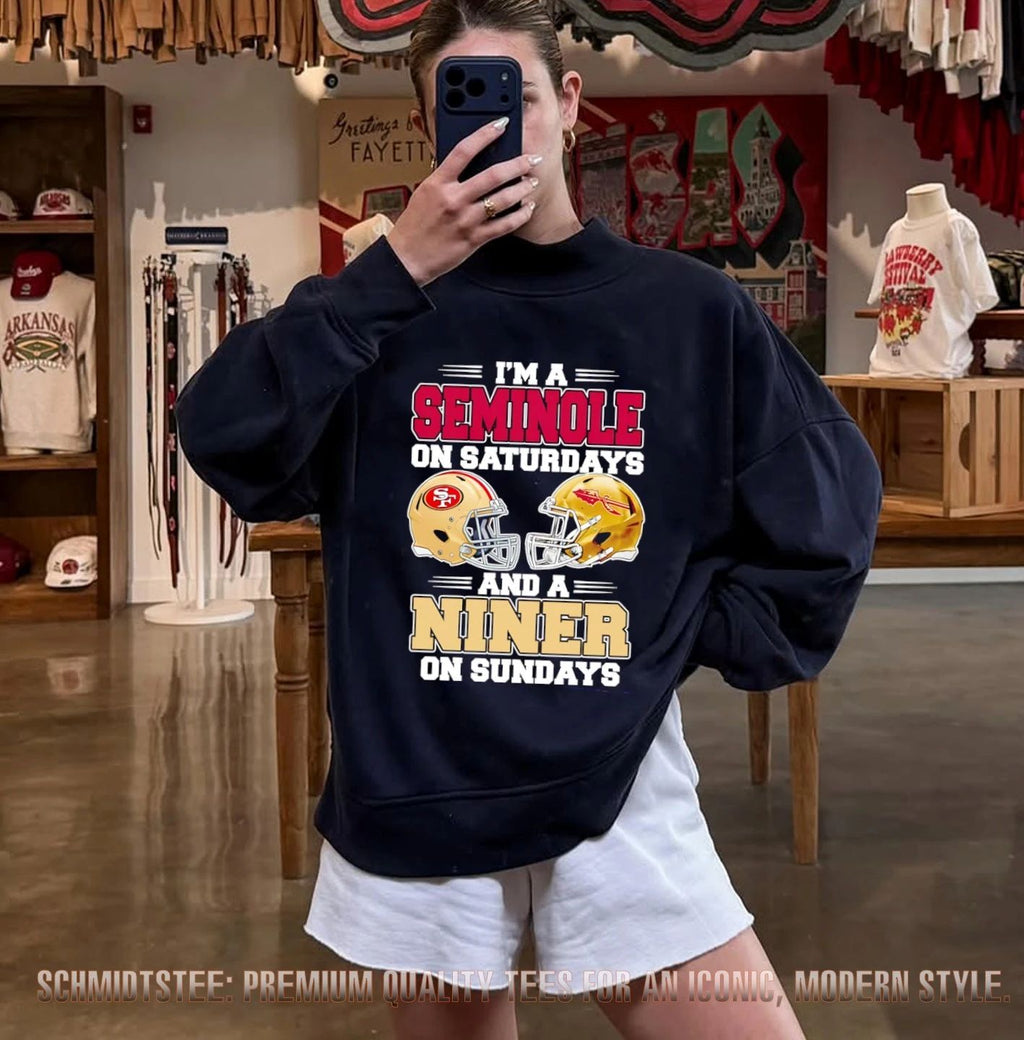 I’m a Seminole on Saturdays and a Niner on Sundays shirt