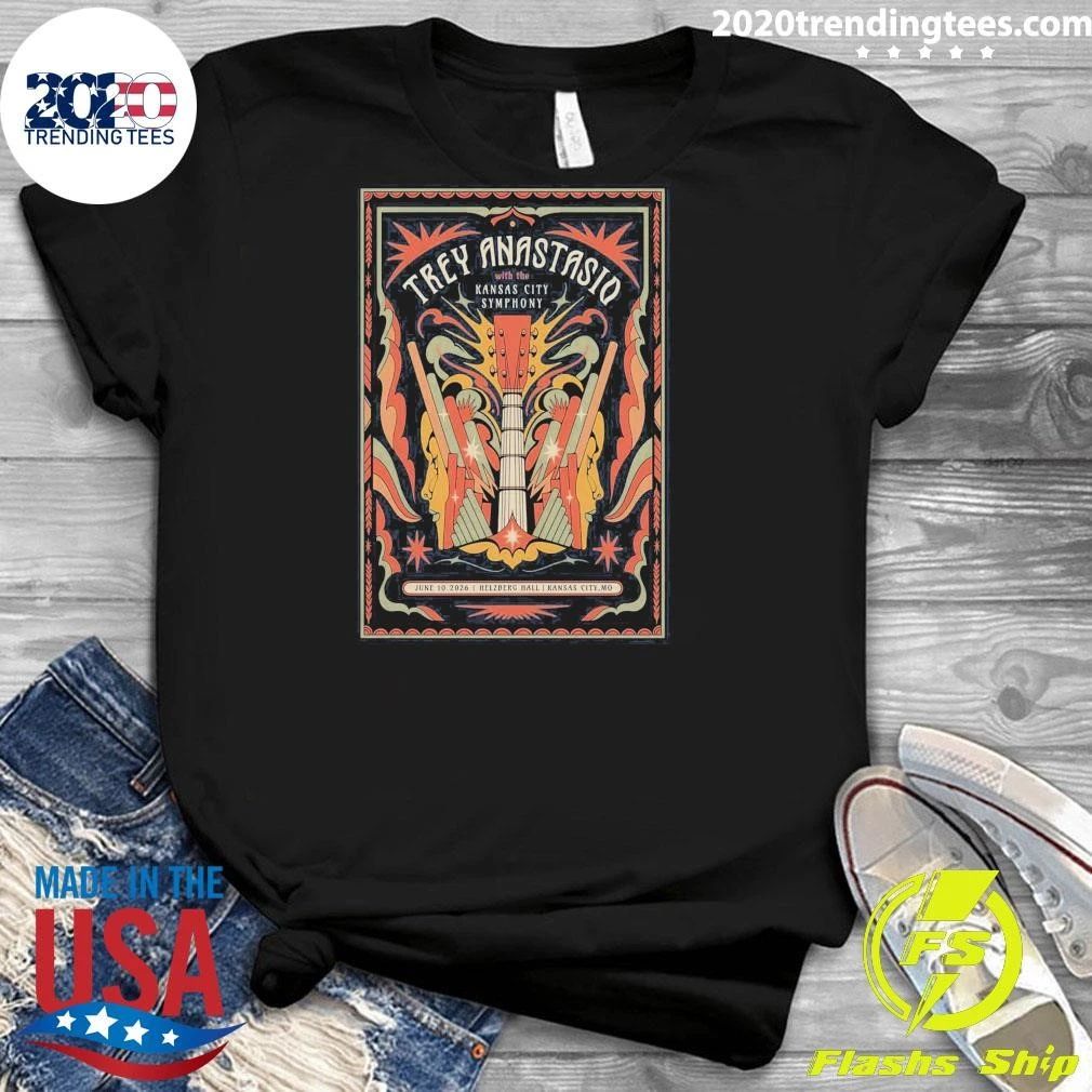 Trey Anastasio Helzberg Hall, Kansas City MO June 10 2026 Shirt