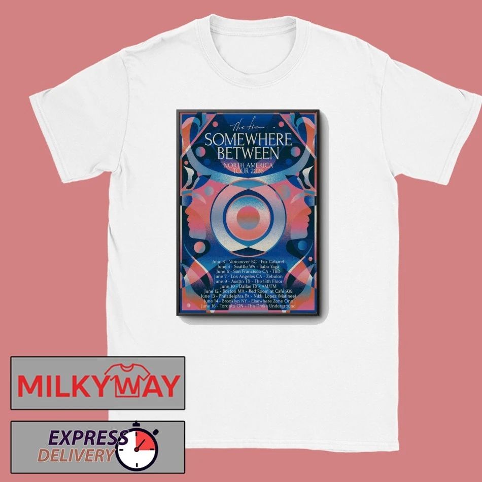 Somewhere Between 2026 North America Tour Poster shirt