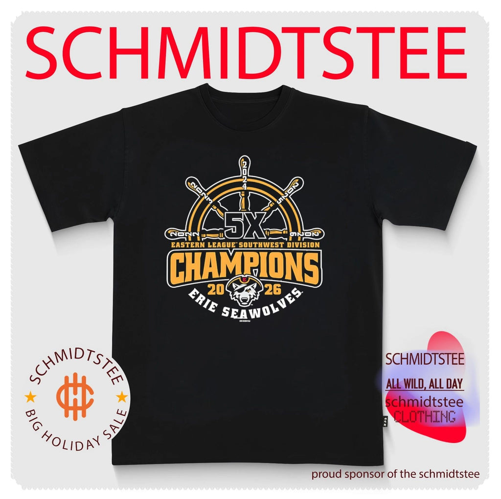 Erie SeaWolves BR 5X Eastern League Southwest Division Champions 2026 shirt