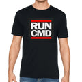 Run CMD T Shirt Mens Funny Computer Geek Nerd Tech Tee Unisex Short Sleeve Top