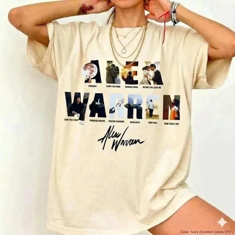90s Music Tour 2026 Trendy Warren Graphic Custom Unisex T-Shirt