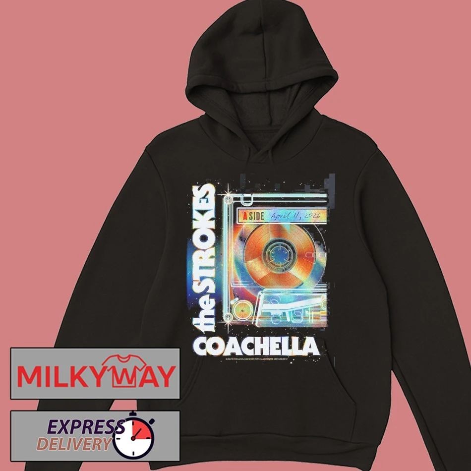 The Strokes Coachella 2026 Night 1 Poster Indio California On April 11 2026 T-Shirt
