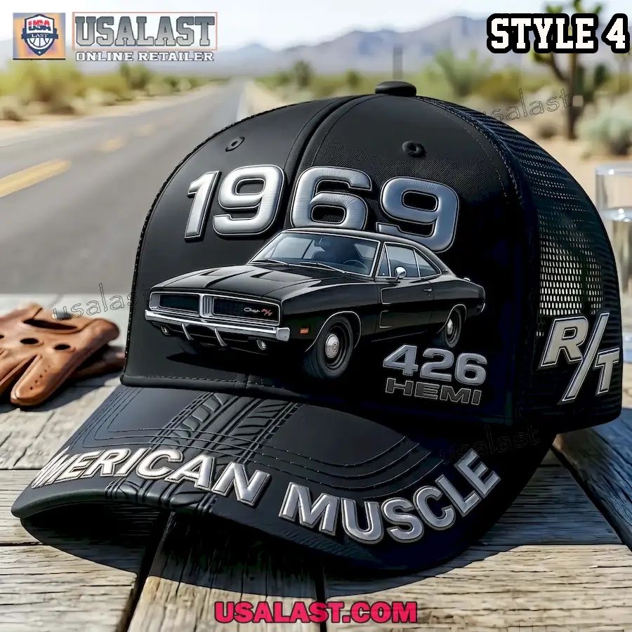 1969 Dodge Charger RT 426 HEMI American Muscle Trucker Hat