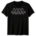 Un Deux Trois Cat Animals Mens Graphic Tee Womens T-Shirt Cat Lovers