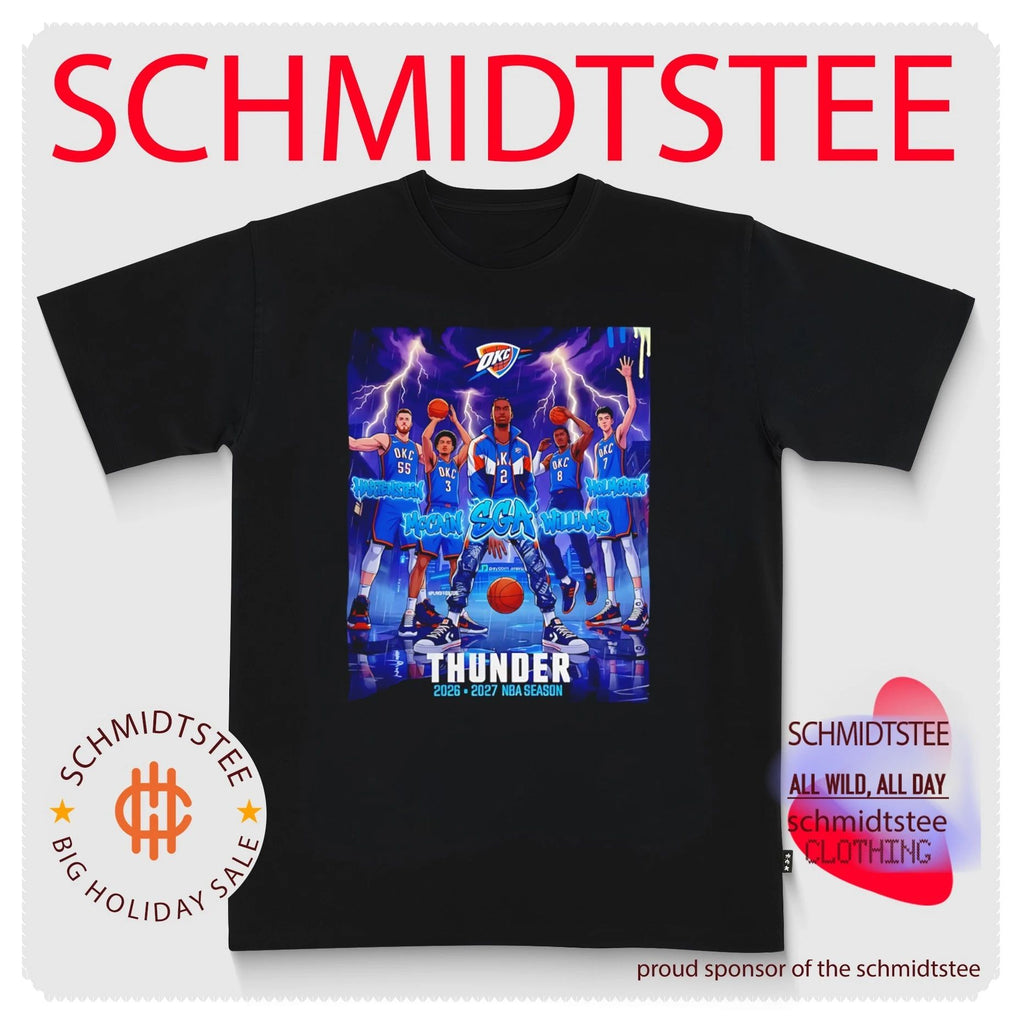 OKC Thunder 2026 2027 NBA Season SGA Hartenstein McCain Williams And Holmgren shirt