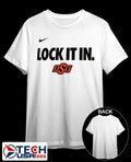 Lock it in Oklahoma State Cowboys 2026 On-Court Bench shirt