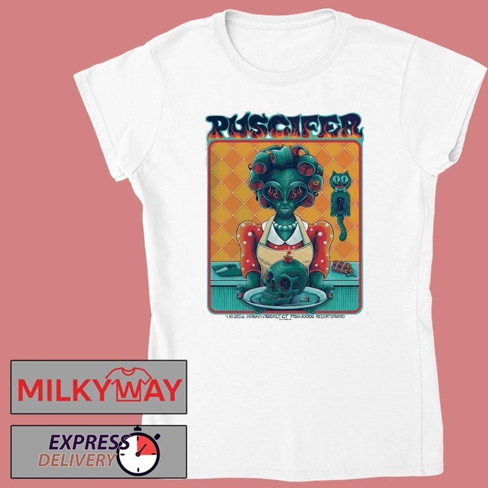 Puscifer Mashantucket Connecticut 2026 Gig Poster At Foxwoods Resort Casino On April 10 2026 T-Shirt
