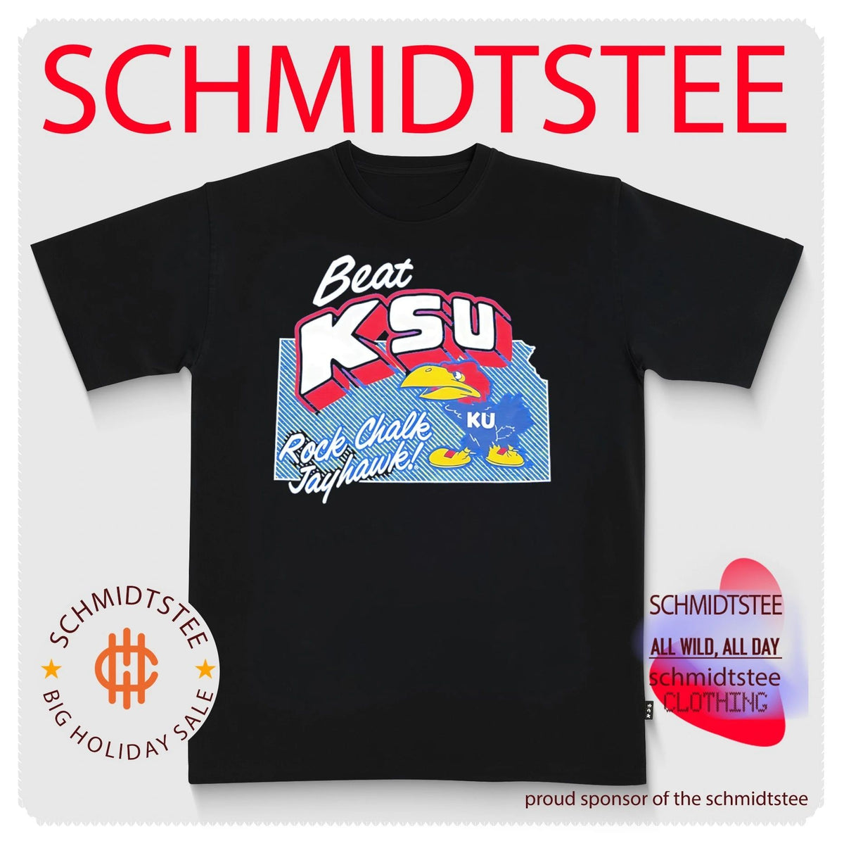 Kansas Jayhawks Beat KSU K-State Rock Chalk Jayhawks shirt