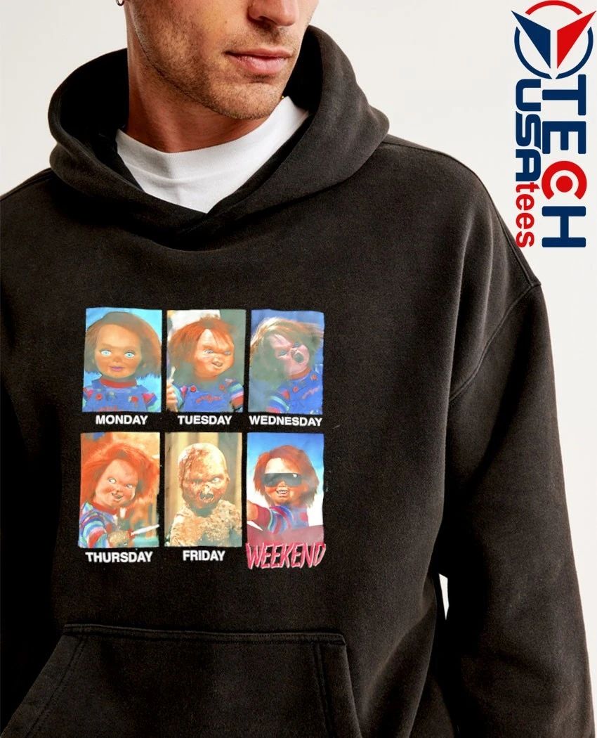 Chucky days of the week moods shirt