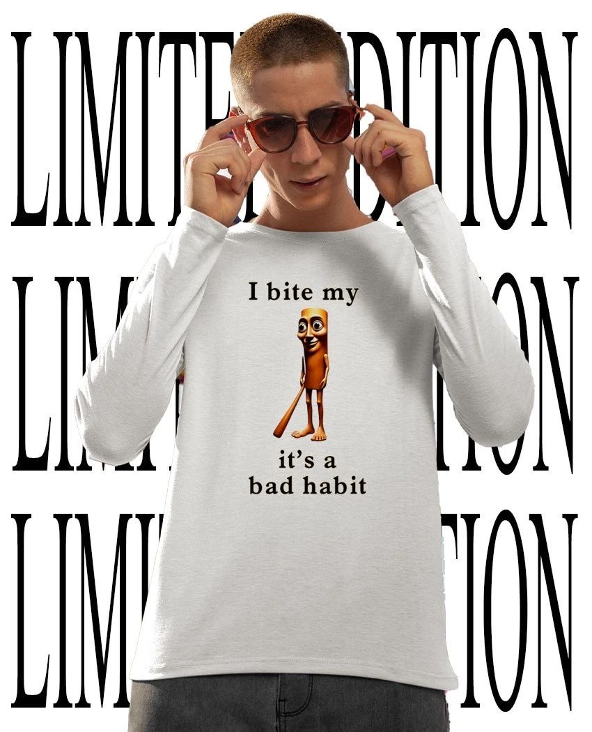 Tung Tung Sahur I bite my it’s a bad habit shirt