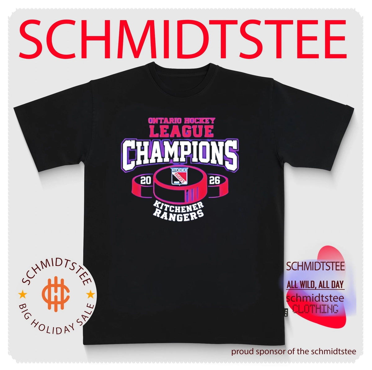 Kitchener Rangers 2026 Ontario Hockey League Champions shirt