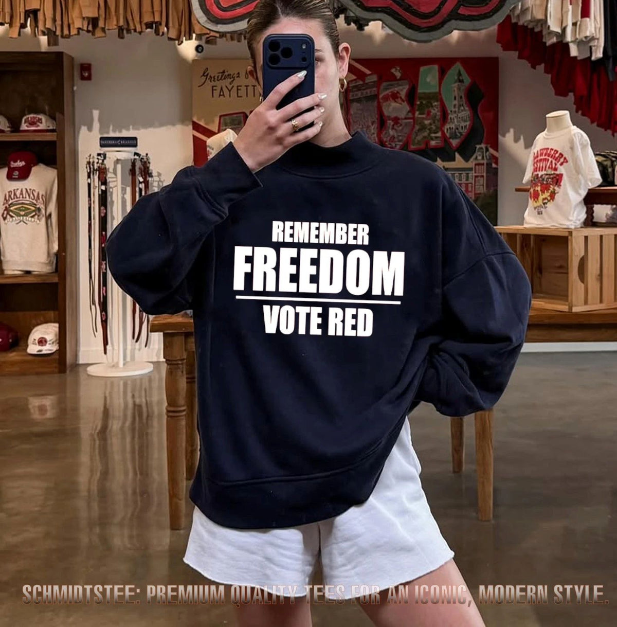 Remember Freedom Vote Red shirt