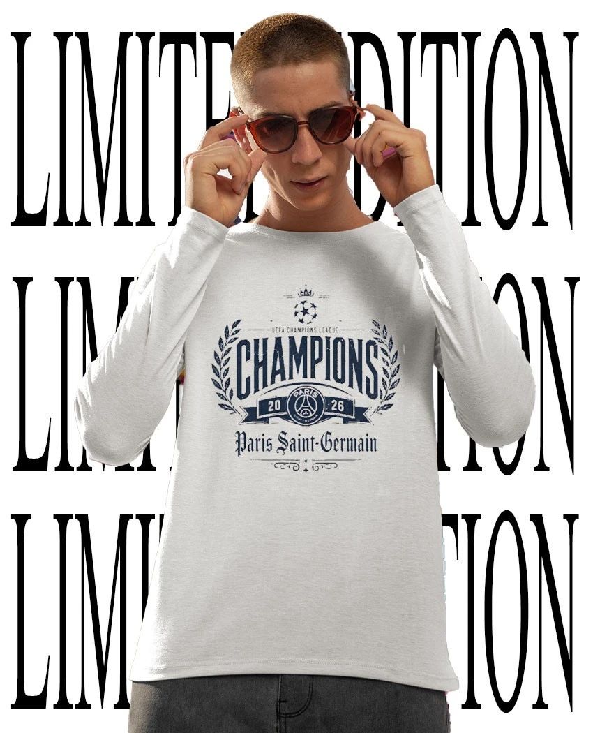 PSG Champions 2026 UEFA Champions League Paris Saint-Germain T-Shirt