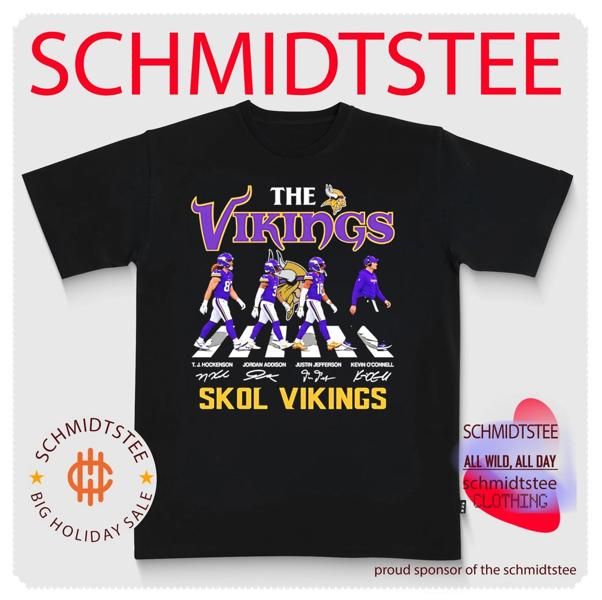 Minnesota Vikings the Vikings Abbey Road Skol Vikings shirt
