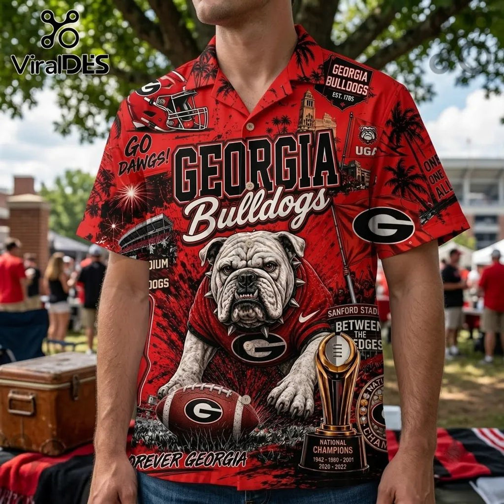 Georgia Bulldogs National Champions Hawaiian Shirt