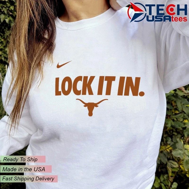 Lock it in Texas Longhorns 2026 On-Court Bench shirt