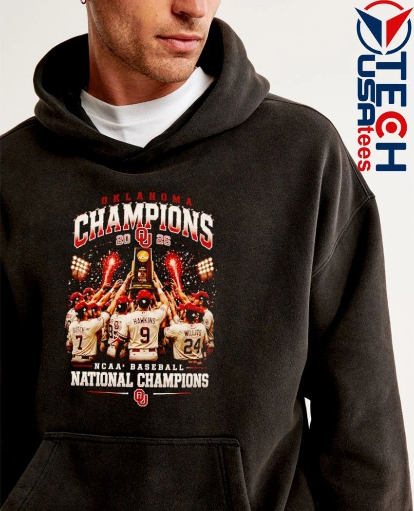 Oklahoma Sooners Champions 2026 NCAA Baseball National shirt