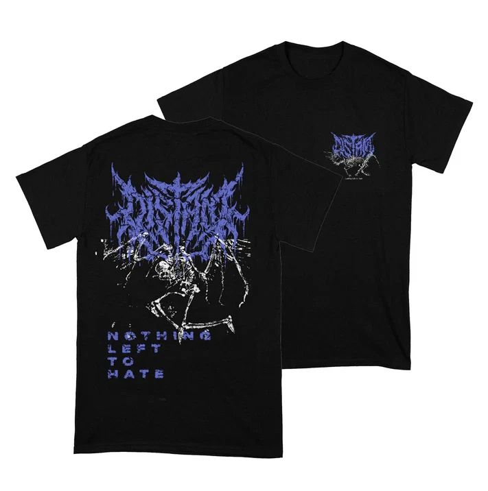 Distant Band Black 2 Sided Cotton T-Shirt All Size BT1086
