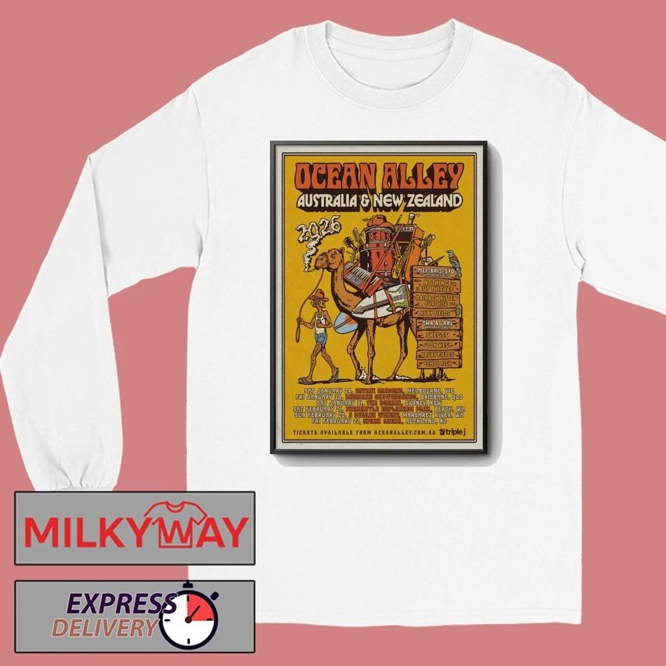 2026 Ocean Alley Australia And New Zealand Poster shirt