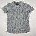 Wings + Horns Mens Slub Cotton T Shirt Sz L Heather Gray Raw Hem Minimalist