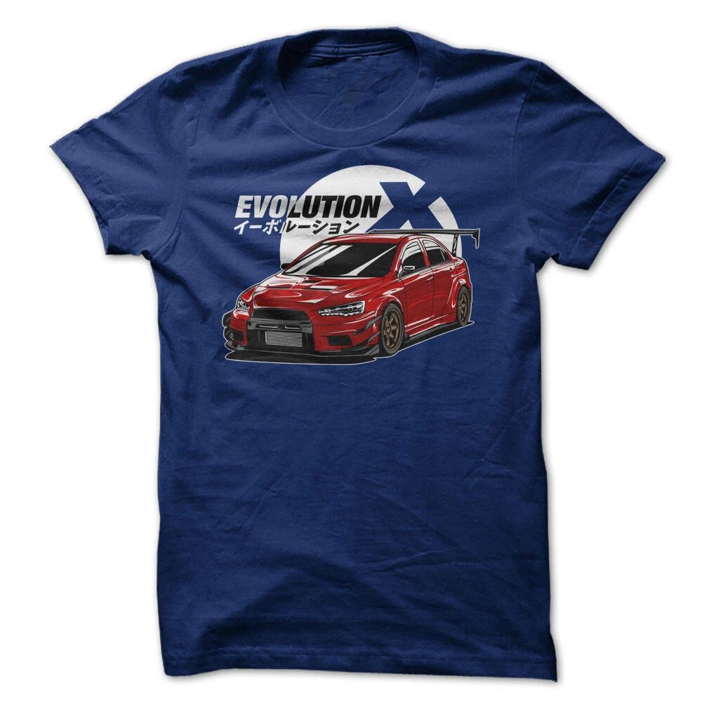 Mitsubishi Evolution Evo X Graphic Tee T-shirt