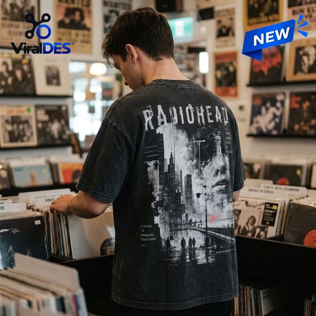 Radiohead Urban Silence Distressed Shirt