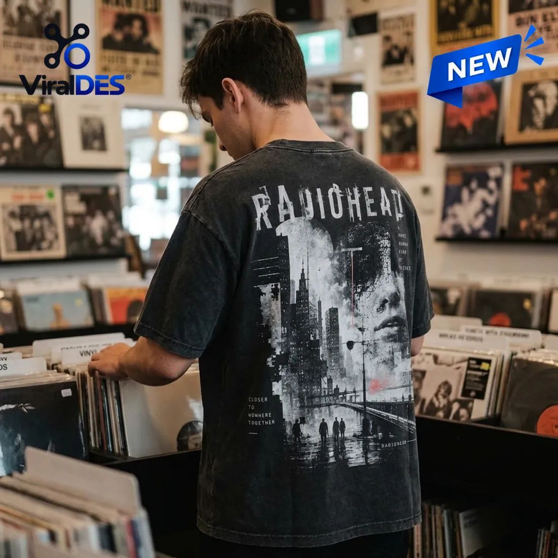 Radiohead Urban Silence Distressed Shirt