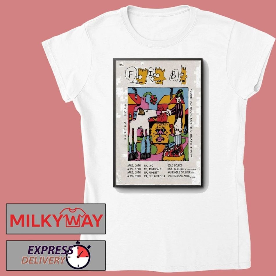 Fib Band Spring Tour 2026 Poster T-Shirt