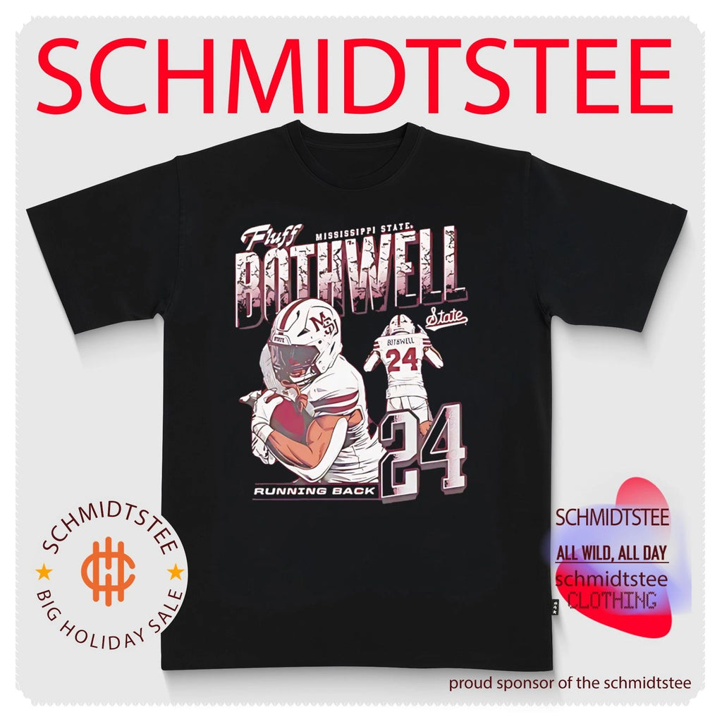 Fluff Bothwell Mississippi State Bulldogs running back vintage shirt