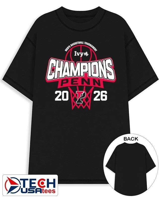 Pennsylvania Quakers 2026 Ivy League Men’s Basketball Tournament Champions shirt