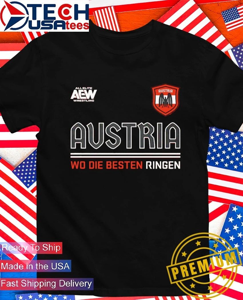 AEW Tournament Soccer Austria where the best wrestle shirt
