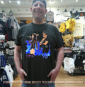 Jennie and The Weeknd on the stage signature shirt