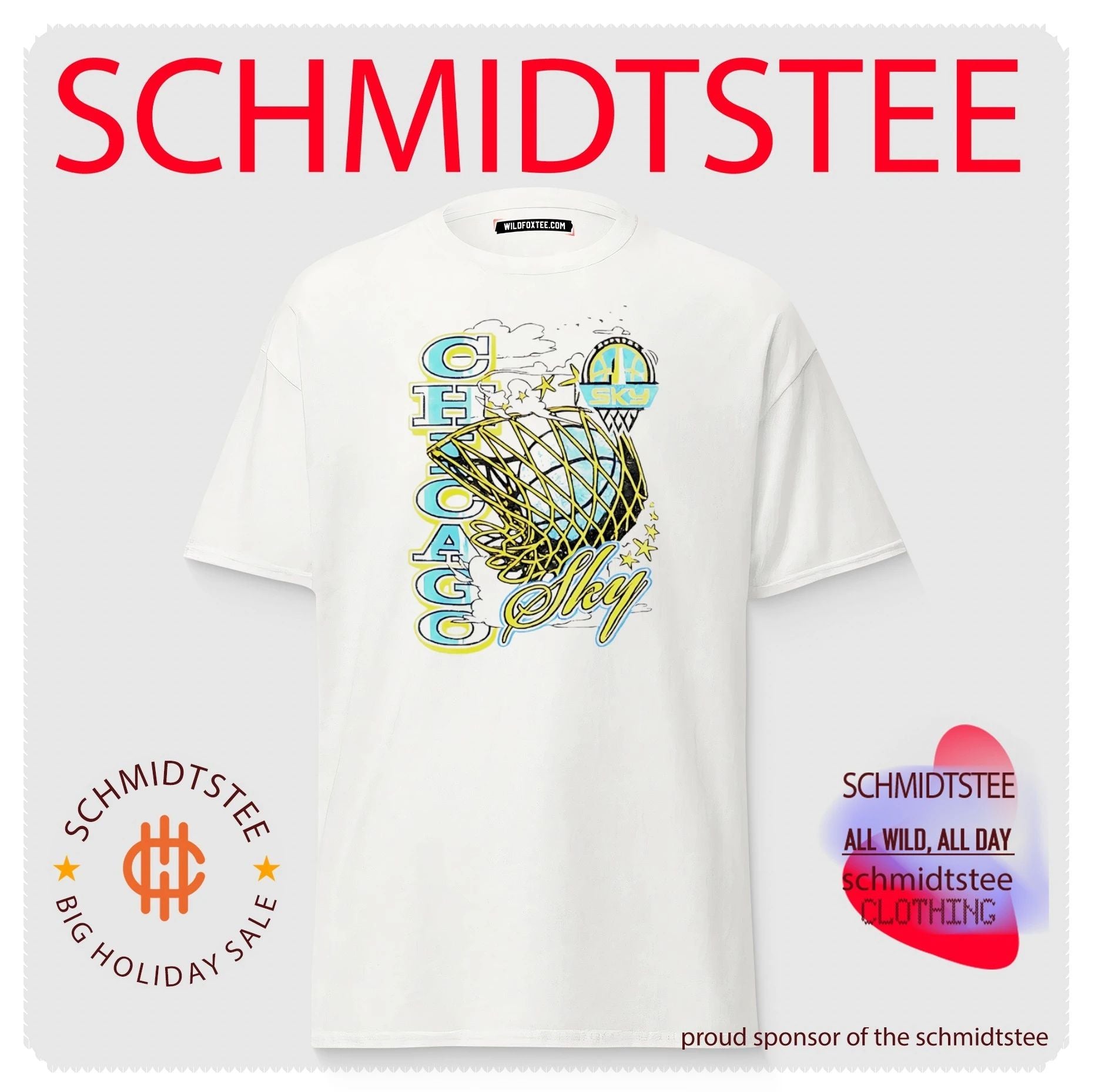 Chicago sky picture collage shirt
