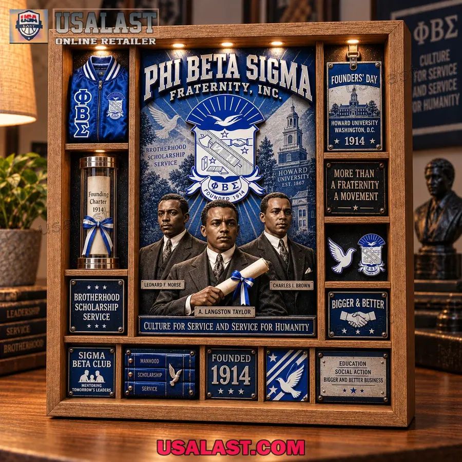 Phi Beta Sigma Custom Frame Light Box