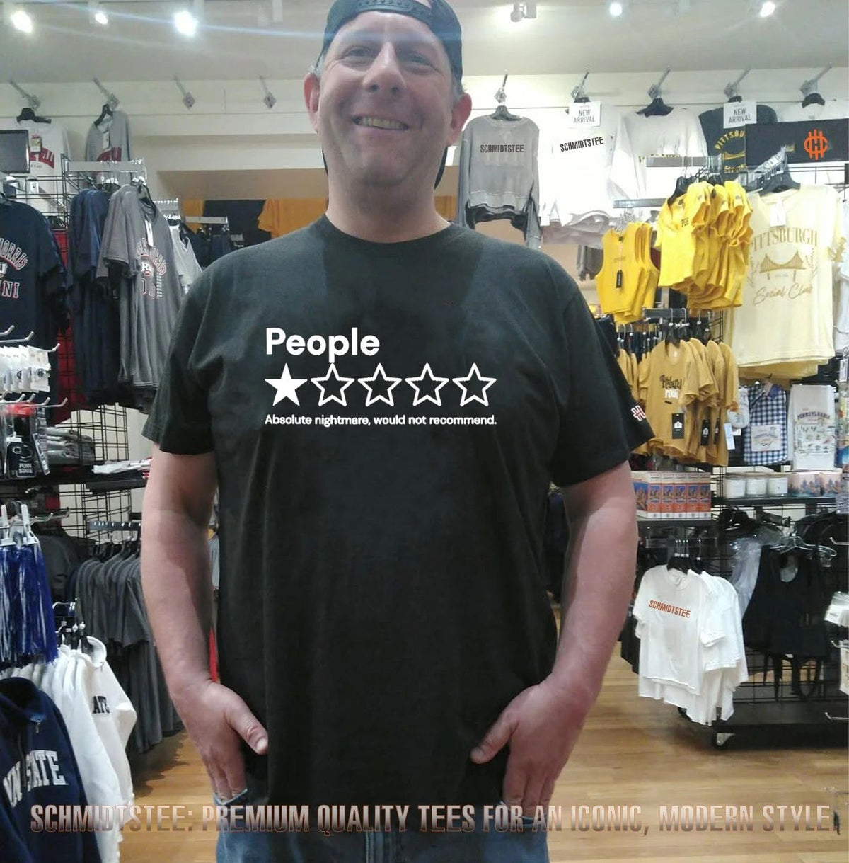 People absolute nightmare would not recommend shirt